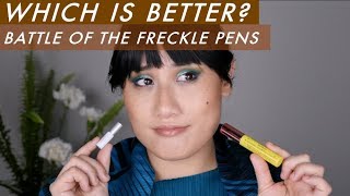 Freck The OG Freckle versus Lime Crime Sunkissed Freckle Pen / BATTLE OF THE FRECKLE PENS