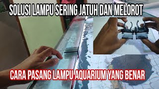 Review & Cara pasang Universal Lamp Clip Mayin internasional. Pasang Gantung Lampu celup Aquarium.