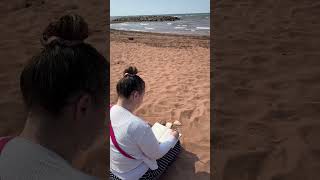 Happy Summer! I’ll be back soon with new vlogs. #travel #nature #pei  #art #sketching #ocean #beach