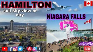 🇨🇦(CANADA ) Toronto Hamilton &🇨🇦 Niagara falls  Outer City view of Hamilton.