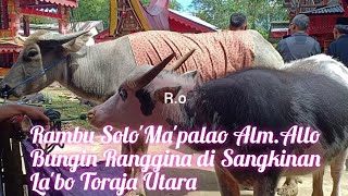 Tradisi Ma'palao upacara Pemakaman suku Toraja I Alm.Allo Bungin Ranggina di Tandung La'bo Toraja