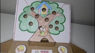 Squirrel Cardboard Game｜PLAY HILARIOUS GAME MADE BY YOURSELF ｜Wow Paper Crafts