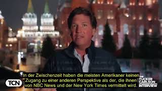 Wer steckt hinter der völlig irrsinnigen Eskalation?Tucker Carlson wird Lawrow interviewen.