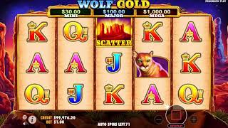 Wolf Gold: What happened when the reels spin one hundred times!