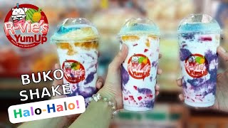 MASARAP na Halo-Halo with a TWIST! Special Buko Shake Halo-Halo | Food Hug: The Fam Vlog