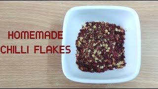 HOMEMADE RED CHILLI FLAKES| CHILLI FLAKES| RUCHI'S KITCHEN CORNER