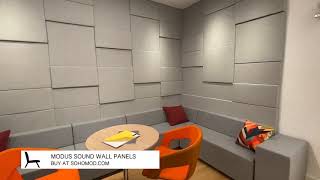 Modus Customizable Sound Absorbing Wall Panels by NARBUTAS