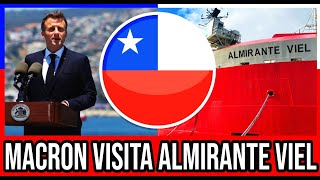 Presidente de Francia VISITA Rompehielos Almirante Viel 🇨🇱 #Chile #Valparaiso #ViñaDelMar #BioBio