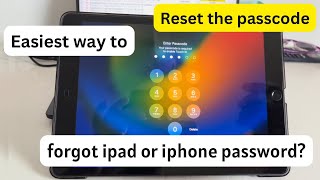 iPad passcode forgotten? Reset iPad and iPhone passcode at home | the easiest way to fix it |