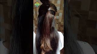 Quick half up half down hairstyle for  log hair |simple and easy hairstyle #shortvideo #viralshort