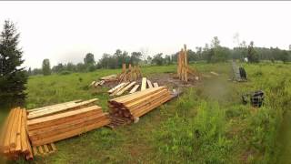 Off-grid Community -018- Columns Going Up