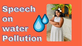 Water pollution Speech for 1 minute || Short Speech on water pollution in English