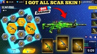 Scar Ring Event Free Fire || Scar Ring Event Unlock | Ff New Event Today || Free Fire New Event