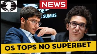 A partida mais IMPORTANTE do SUPERBET com os TOPS do RANKING MUNDIAL de XADREZ