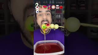 Food ASMR Eating Gummy Eyeballs!