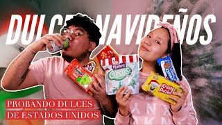 Probando dulces de Estados Unidos 🍭 NAVIDEÑOS 🎄 | Eduardo LeCo