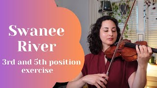 Swanee River | Harvey Whistler Introducing the Positions for Violin Vol. 1 | 3rd and 5th Position