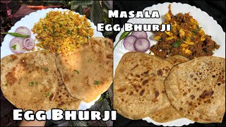 Two different Egg Recipes | Egg Bhurji | Egg Masala Bhurji | Egg Recipes | Humbiharsehain