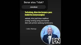 Benar atau Tidak..?