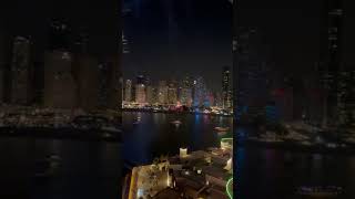 View from Ain Dubai                       #shortvideo #nightview #dubai #travel