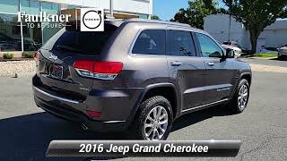 Used 2016 Jeep Grand Cherokee Limited, East Petersburg, PA GC408836