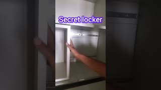 secret locker | Hidden Locker in cupboard | #shorts #locker