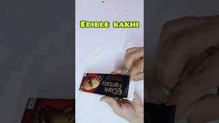 edible rakhi making #shorts #youtubeshorts #diy