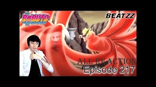 Boruto: Naruto Next Generations Episode 217 All Blind Reaction - Naruto Baryon Vs Ishiki