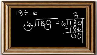 Dividing decimal algorithm