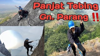 #indonesia SENSASI PANJAT TEBING DI GUNUNG PARANG ‼️