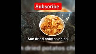 Homemade Sun Dried potatos chips #healthycookingreceipeswithappi #sundriedchips#potatochips #chips