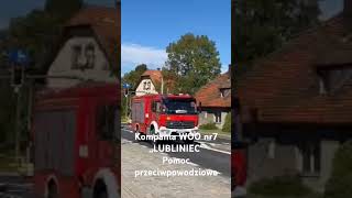 Kompania WOO nr 7 LUBLINIEC - Pomoc przeciwpowodziowa #powódź