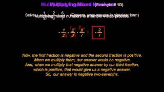 Multiplying Fractions and Mixed Numbers - Konst Math