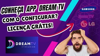 Conheça Dream TV Disponível na Smart TV LG Samsung e Roku I Licença Grátis I App Dream TV é Bom?