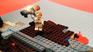 Lego Star Wars: Duel On Mustafar (Stop Motion)