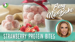 Strawberry Protein Bites Recipe (Sugar-Free & Gluten-Free)