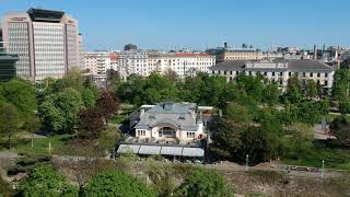 Drohnenflug über den Wiener Stadtpark