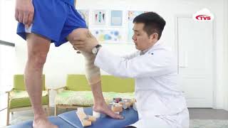 Өвдөгний тэйп боолт Спортын гэмтлийн эмч Э Түвшинбаяр  ACL, MCL injury taping