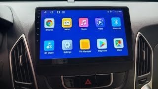 Hyundai Tucson stereo panel removal and upgrade