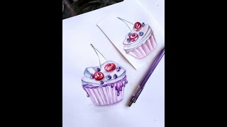 как нарисовать пирожное / cupcake