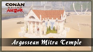 HOW TO BUILD A ARGOSSEAN MITRA TEMPLE [SPEED BUILD] - CONAN EXILES