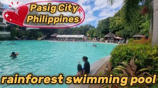 rainforest water park in Pasig City / walking tour entertainment and more Information