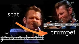 When you actually can sing what you play feat. Chet Baker