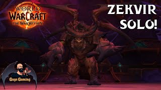 Zekvir, Hand of The Harbinger - Delve - Solo - Arms Warrior - 600 - World of Warcraft