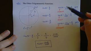 The Other Trigonometric Functions