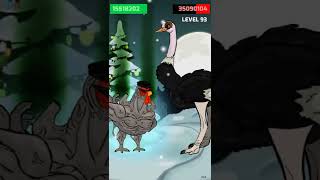 taguro vs ostrich level 93 , how many punches taguro need ?  || full videos on the channel