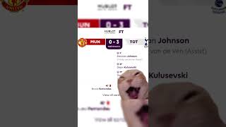 Manchester united vs Tottenham Hotspur never a red ♦️#footballshorts #meme #football #premierleague