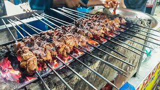 Street Food Beef Seekh Kebab || Indian Street Food Kebab || Arafat Hotel Marquis Street Kolkata