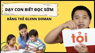 Cách dạy con biết đọc sớm bằng việc sử dụng bộ thẻ học Glenn Doman