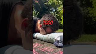 I Survived 1000 Push-ups In A Day pt.14 #pushups #fitness #fitnessmotivation #workoutmotivation